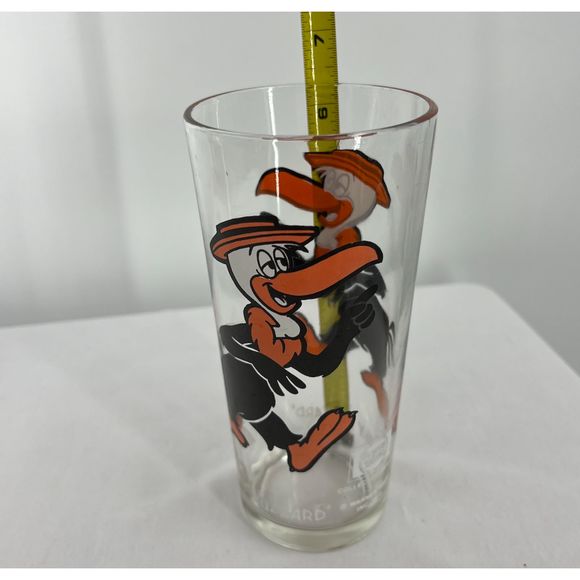 1973 Pepsi Warner Brothers Looney Tunes Beaky Buzzard glass tall drinking cup - Picture 5 of 10